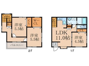 酒井戸建ての物件間取画像